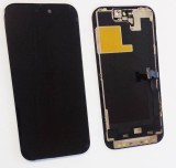Display ecran cu Touchscreen si Rama pentru Apple Iphone 14 Pro, ZY Incell COF, Negru, Compatibil