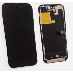 Display ecran cu Touchscreen si Rama pentru Apple Iphone 14 Pro, ZY Incell COF, Negru