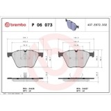 Placute frana BMW 5 Gran Turismo (F07) 01.09-02.17, 7 (F01 F02 F03 F04) 02.08-12.15, X5 (E70) 02.06-07.13, X5 (F15 F85) 08.13-07.18, X6 (E71 E72) 06., BREMBO
