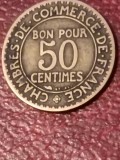 50 centimes 1922 Franta, stare EF+ [poze]. Discount conform descriere [10 - 20 %. Vezi descrierea.].
