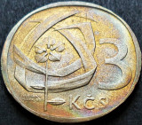 Cumpara ieftin Moneda 3 COROANE - RS CEHOSLOVACIA, anul 1968 *cod 1634 = A.UNC+ PATINA SUPER, Europa