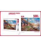 Puzzle pentru Copii 500 Piese Peisaj cu Far
