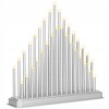 Lumanari decorative de Craciun, 33 becuri tip LED, culoare argintiu Household NewTrend