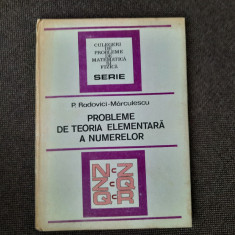 PROBLEME DE TEORIA ELEMENTARA A NUMERELOR, P. RADOVICI RF18/2