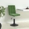 vidaXL Scaune de sufragerie pivotante 6 buc, verde &icirc;nchis, catifea 3089303