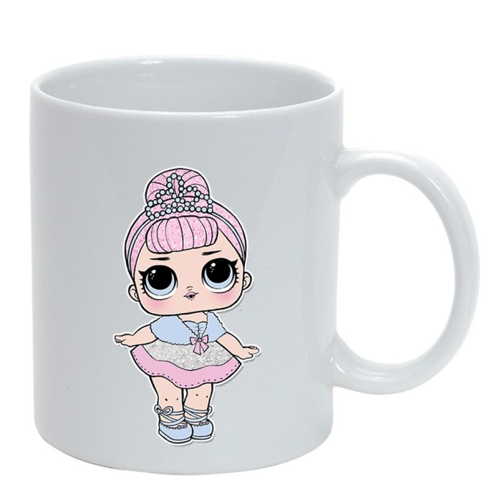 Cana alba personalizata LOL,127, INOVATIX&reg;. 330ml