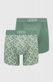 Levi&#039;s boxeri 2-pack barbati, culoarea verde