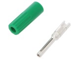 Conector mufă banană 4mm 10A neizolată
