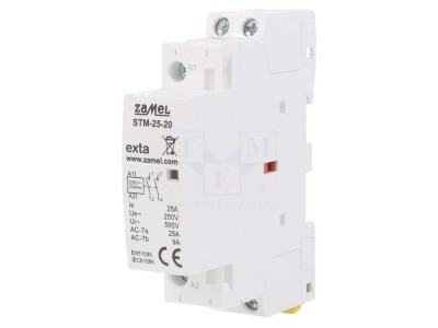 Contactor modular 2P 25A 230V foto