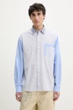Desigual camasa din bumbac BANKER barbati, cu guler clasic, relaxed, 25SMCW09