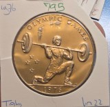 795 Samoa 1 Tala - Tanumafili II (Weightlifting) 1976, KM#22, uriasa