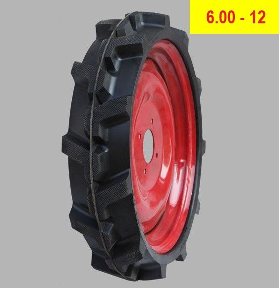 Roata completa 6.00 x 12 (CAUCIUC PLIN)