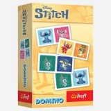 Joc Domino cu Piese din Carton, 28 de Piese, Temă Stitch, Multicolor, CMCLASS