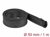 Organizator cabluri cu fermoar 1m x 50mm Negru, Delock 19166