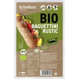 Baguettini Rustice Schnitzer 2 bucati, fara gluten, ecologice, 200g