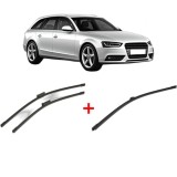 Cumpara ieftin Set 3 stergatoare AUDI A4 B8 Avant (8K5) 2007 - 2015, parbriz si luneta, Bosch Aerotwin