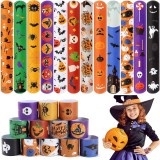 Set de 48 bratari pentru Halloween Vamei, PVC/piele PU, multicolor, 3 x 22 cm