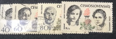 (CEHOSLOVACIA 1 ) Timbre serii Straine foto
