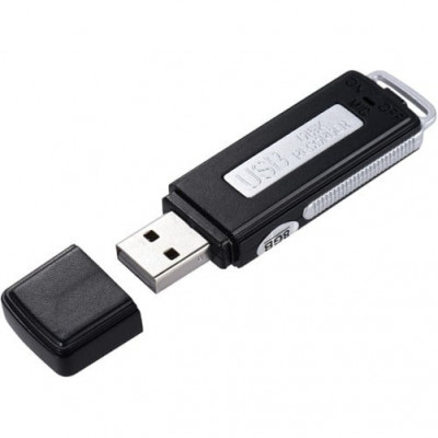 Stick USB Spion Reportofon iUni STK98, 8GB, Activare vocala foto