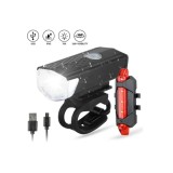 Set far si stop bicicleta cu acumulator