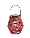 Cumpara ieftin Felinar incarcare solara otel gri franghie rosie Juny &Oslash;15,5x17h