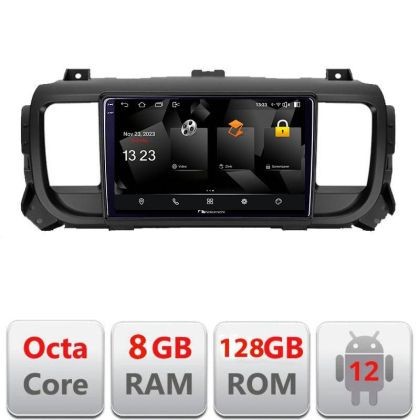 Navigatie Citroen Jumpy Toyota Proace Peugeot Traveller 5960Pro-jumpy16 Android Octa Core Qualcomm 2K Qled 8+128 DTS DSP 360 4G Optical v1 CarStore Te