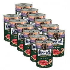 Happy Dog Pferd Pure Montana - 12 x 400 g / cal foto