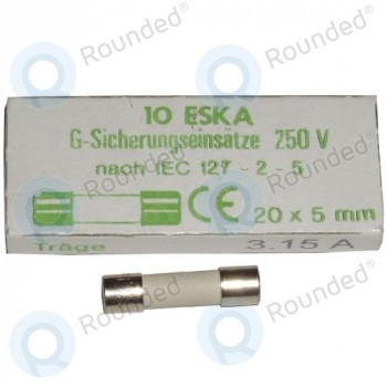 ESKA Siguranta ceramica pentru cuptor cu microunde 3.15AT 5x20mm (10buc) foto