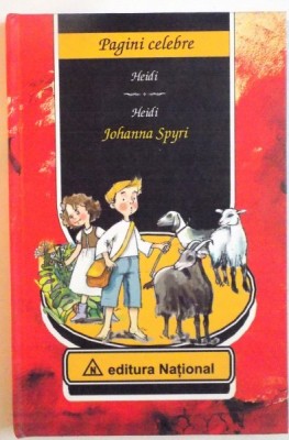 HEIDI de JOHANNA SPYRI, EDITIE BILINGVA ENGLEZA ROMANA, VARIANTA PRESCURTATA, 2004 foto