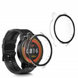 Cumpara ieftin Set 2 huse pentru Xiaomi Mi Watch/Mi Watch Color Sport, Kwmobile, Transparent, Plastic, 58467.02