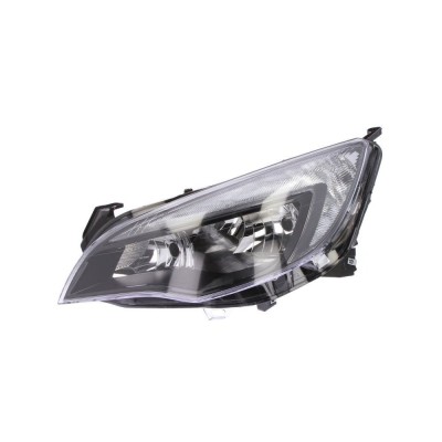 Far Opel Astra J, 09.2009-12.2012 (model 5usi/Sedan/Combi), partea Dreapta, tip bec H7+H7; cu lumini de zi, silver, cu motoras, Depo foto
