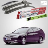 Cumpara ieftin Ștergătoare Ford Mondeo Mk3 Estate 2000-2007 | Set Față și Spate Flat &ndash; TeamCar&reg;