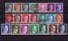 ✅(S41) Germania Reich 1941/&#039;44 &quot;Uzuale - Adolf Hitler&quot; ,serie completa Michel 781/798 , ( 19 val.+var. ) stampilata, Stampilat