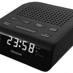Radio cu ceas Sencor SRC 136 (Negru)
