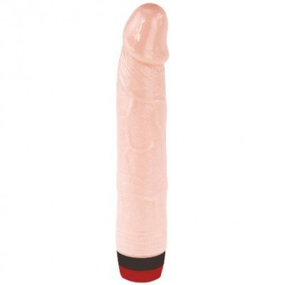 Vibrator Realistic Rockin Dong 1, Natural, 21.5 cm foto