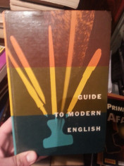 GUIDE TO MODERN ENGLISH foto