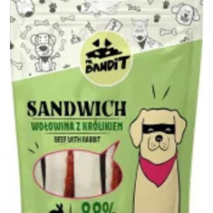 Recompense pentru caini Mr. Bandit SANDWICH, vita si iepure, 500 g AnimaPet MegaFood