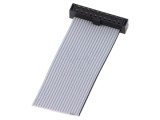 Cablu panglică IDC 20 pini cu conectori - 50,8mm, gri