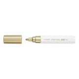Cumpara ieftin Marker cu vopsea Pilot Pintor Metalic M culori metalizate 1.4mm Marker cu vopsea Pilot Pintor Metalic varf rotund 4.5 mm auriu