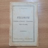 I. Petrovici - Felurite. Probleme si oameni. Evenimente. Note de drum (1928)