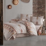 Cumpara ieftin Lenjerie Pat Luxury Ethnica Clasy, Bumbac Ranforce 100%, 4 Piese, 200x220, 240x260, 50x70