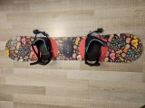 Placa snowboard Burton Chicklet 130 + legaturi Salomon