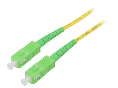 Patch cord fibră optică OS2 SC/APC 15m LSZH foto