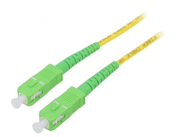 Patch cord fibră optică OS2 SC/APC 15m LSZH