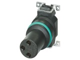 Conector M8, 3 pini, 4A, 48V, drept, PHOENIX CONTACT