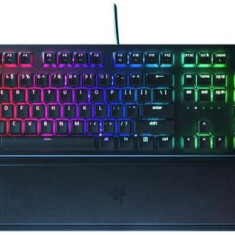 Tastatura gaming mecanica Razer BlackWidow V3, iluminare Chroma RGB, switch Razer Green, US Layout (Negru)