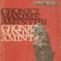 Cronici Maxime Amintiri - Francesco Guicciardini