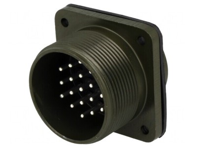 Conector circular dimensiune 22 aliaj de aluminiu oliv foto