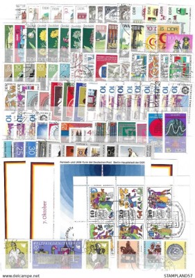 C1872 - Germania Democrata 1969 anul complet cu colite MNH foto