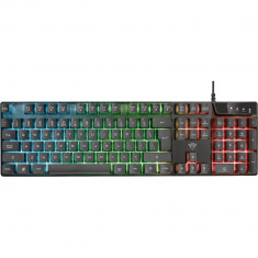 Tastatura gaming Trust GXT 835 Azor, Iluminare RGB, Negru